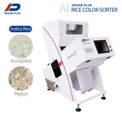 Precisão especial 0,9 de Mini Rice Color Sorter 99,9% - 1.5T/H