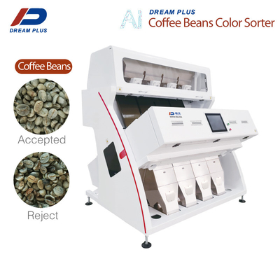 Precisão de Bean Color Sorter High Sorting do café do RGB das rampas do de alta capacidade 4