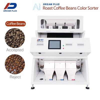 O CCD 192 das rampas de Bean Color Sorter Machine 3 canaliza a operação fácil
