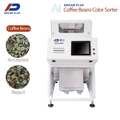 Precisão de classificação alta de Bean Color Sorter Mini With do café de 96 canais