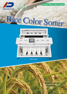 T/H personalizado agrícola do classificador 1-2 da cor do arroz de 5 rampas auto