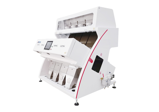 Máquina de classificação de cores CCD para agricultura 4 calhas 256 canais