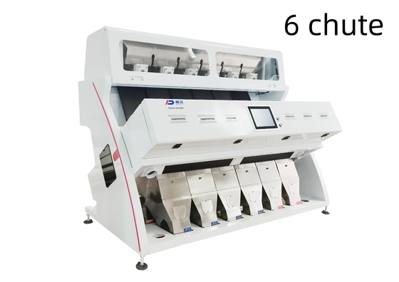 Máquina automática de classificação de cores de arroz 6 canais 384 canais