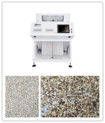 Máquina Classificadora de Cores RGB CCD Agrícola Feijão Branco 2 Calhas