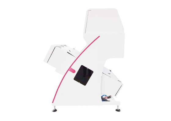 Equipamento de classificação ótico de 5400 feijões brancos do CCD do RGB do pixel 3 rampas