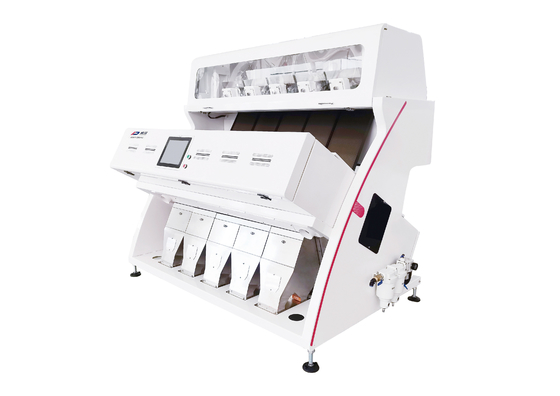 CCD RGB Bean Grain Sorter branco ótico 5 rampas 320 canais