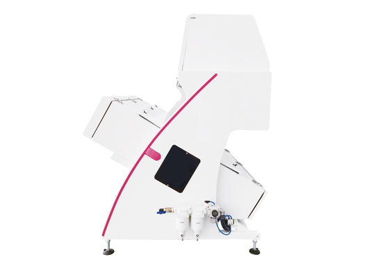 CCD RGB Bean Grain Sorter branco ótico 5 rampas 320 canais