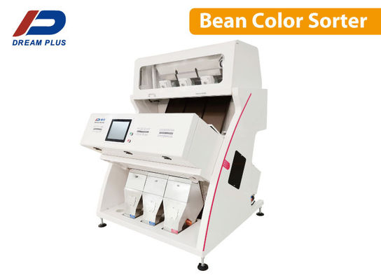 3 rampas verdes e café Roasted Bean Sorting Machine, classificadores óticos da cor