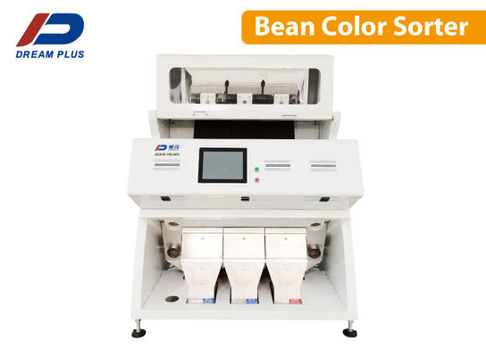 3 rampas verdes e café Roasted Bean Sorting Machine, classificadores óticos da cor
