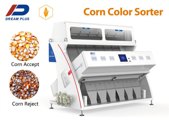 máquina de classificação 2-3 Ton Capacity do milho do classificador da cor de milho 3.6kw