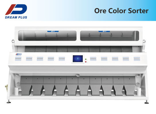 Classificador ótico inteligente 6 da cor da grão do CCD de 10 rampas - 7t/H canal da capacidade 640