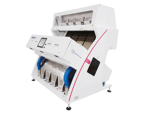 Máquina do classificador da cor do CCD do canal 1500kg/H das rampas 256 de Bean Rice 4 da grão do amendoim