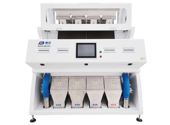 Máquina do classificador da cor do CCD do canal 1500kg/H das rampas 256 de Bean Rice 4 da grão do amendoim
