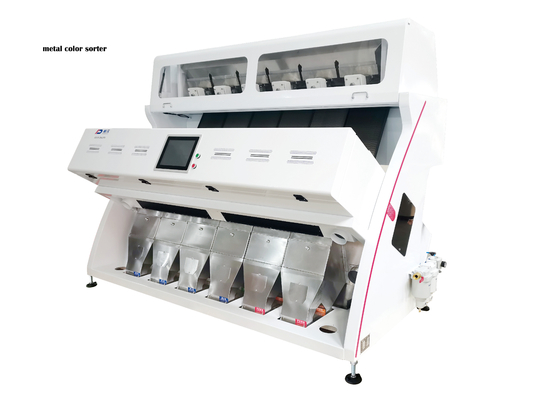Classificador da cor de 6 rampas para o metal que recicla o alumínio de cobre industrial