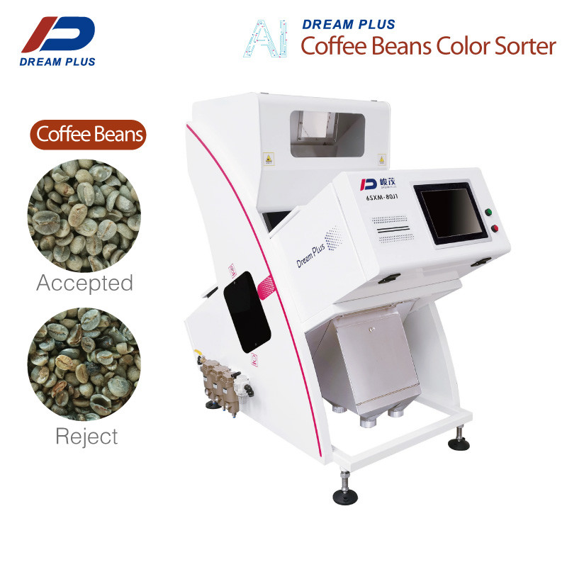 A precisão de classificação alta Mini Color Sorter For Coffee Bean Rice 80 canaliza