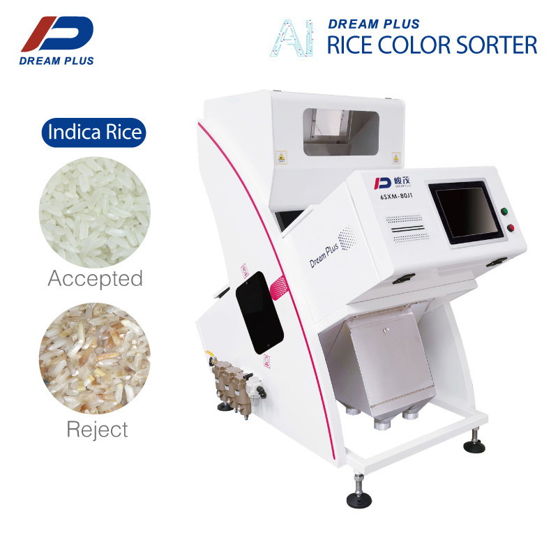 Bom desempenho da mini máquina do classificador da cor do arroz de 80 canais