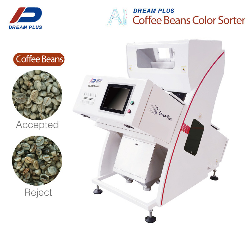 Precisão de classificação alta de Bean Color Sorter Mini With do café de 96 canais