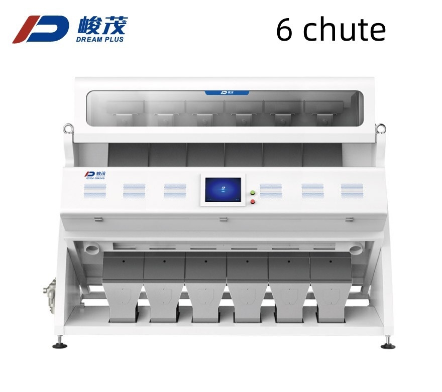 Máquina automática de classificação de cores de arroz 6 canais 384 canais