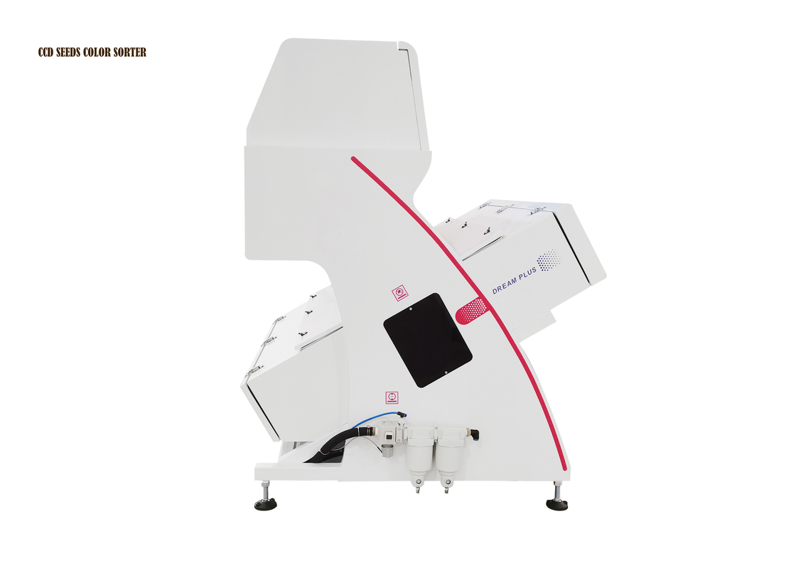 Classificador de cores de sementes CCD 4 rampa 99% precisão de classificação