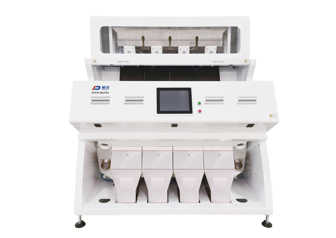 Rampas da máquina 4 do classificador da cor do trigo da grão do milho do CCD do RGB 256 canais