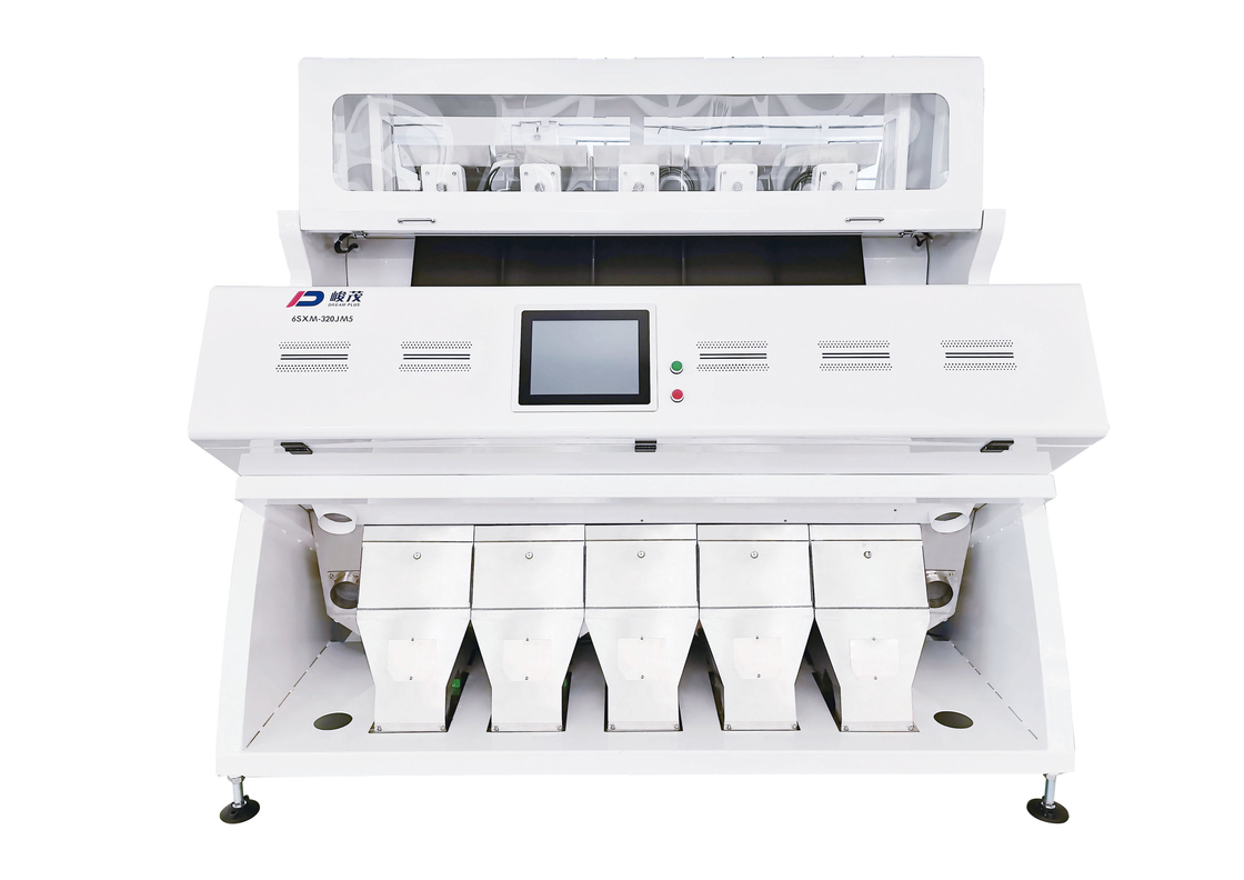 5 rampas 320 canalizam a máquina do classificador da cor do trigo da grão do milho do CCD RGB