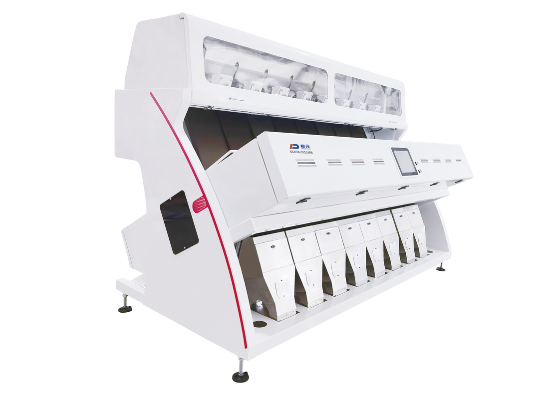 Câmera branca do CCD de Bean Grain Color Sorter With da agricultura de 8 rampas