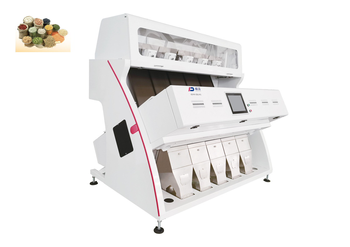 Capacidade de triagem 1,5 - 5 T/H Sementes Color Sorter Sistema operativo Nível de ruído baixo