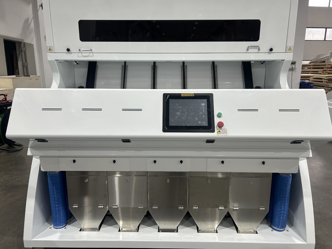 Equipamento de triagem de cores de nozes com um ejetor de mais de 10 bilhões de vezes de vida útil
