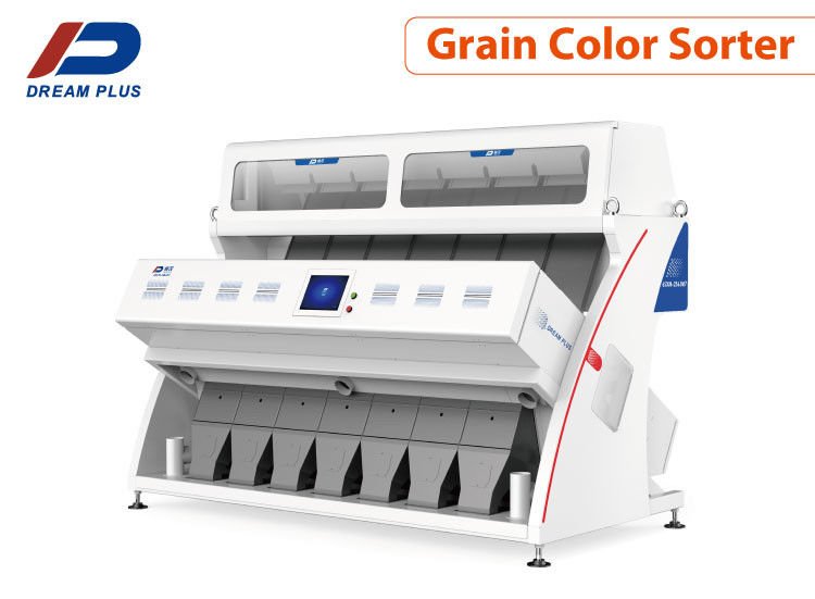 Canais da rampa 448 da máquina de classificação 7 do arroz do sensor do Ccd de Dreamplus